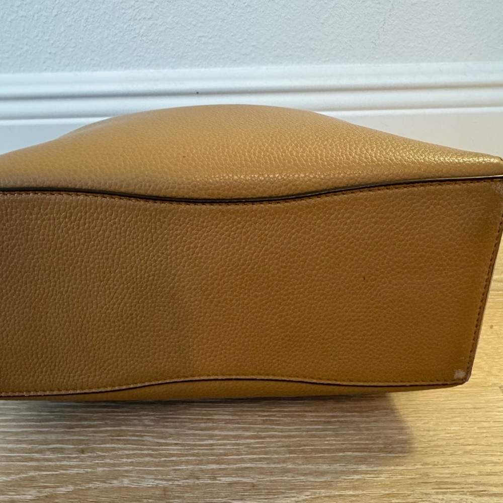 Tory Burch Leather Shoulder Bag/Tiramisu color - Picture 6 of 16